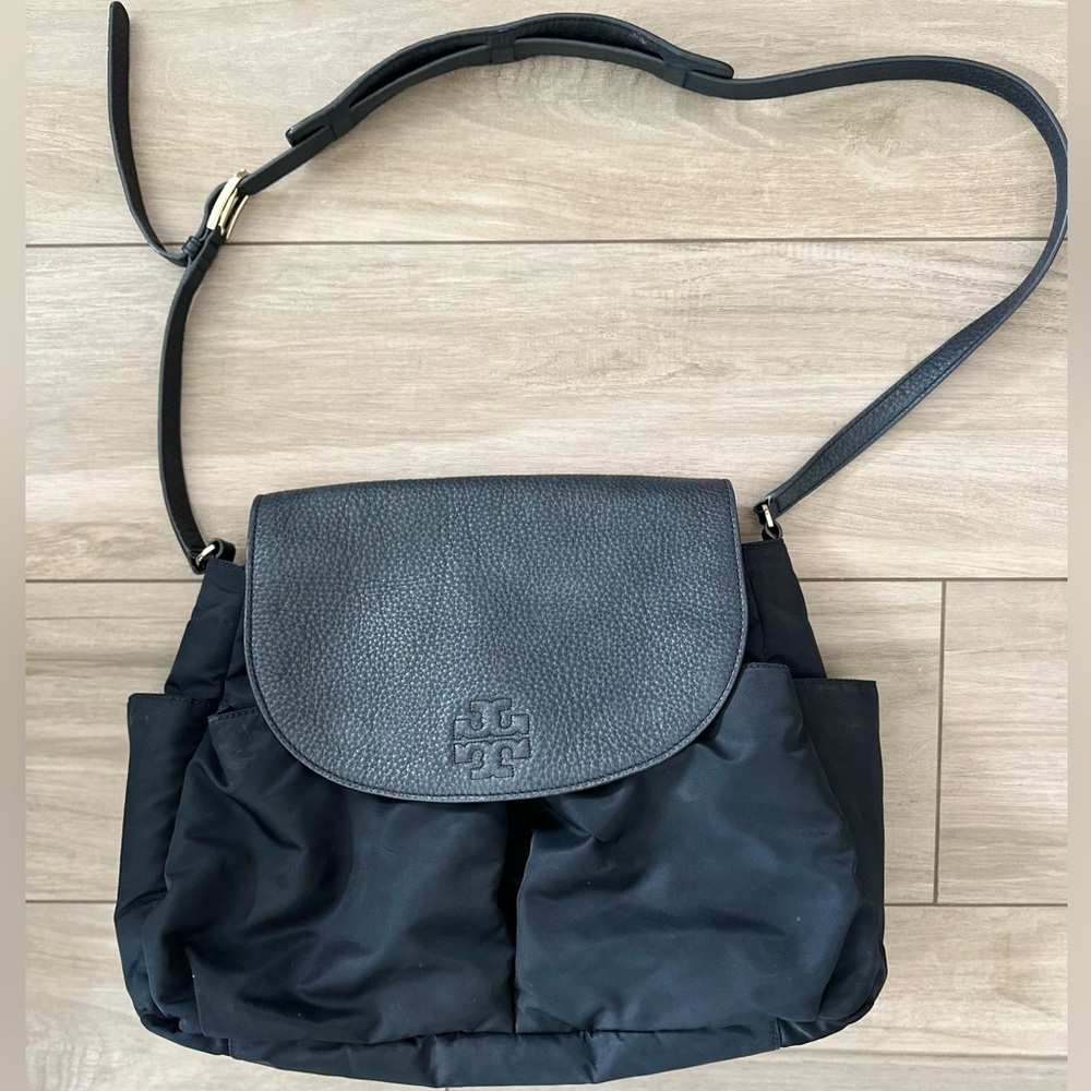 Tory Burch Diaper bag Tory Burch baby bag Black Shoulder Bag